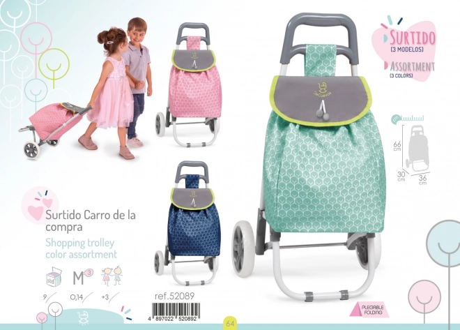 DeCuevas 52089 Opvouwbare reistas op wieltjes 2021 – Blauw