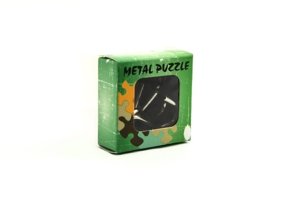 Puzzel metaal mix soorten in doosje 5x5cm