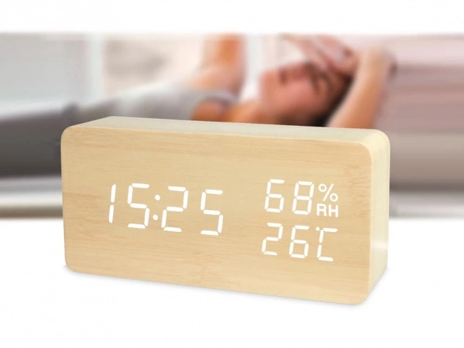 Moderne elektronische wekker met USB