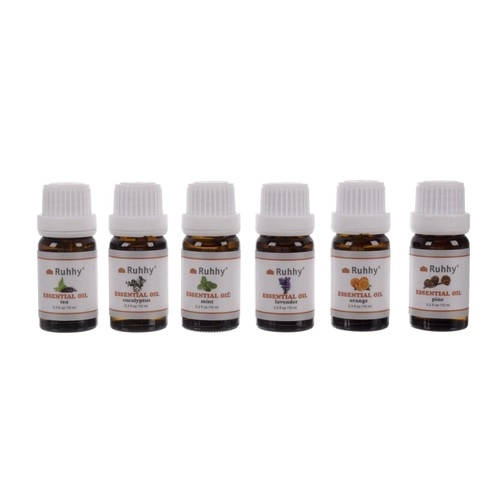 Set van 6 etherische oliën van 10 ml