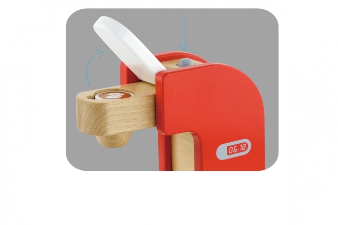 Houten koffiemachine voor kinderen