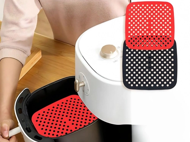 Siliconen inzet voor airfryer Vierkant 21 cm