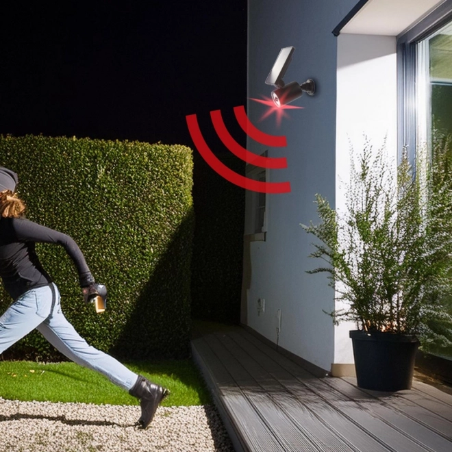 Zonne-attractie camera met knipperende diode en bewegingssensor