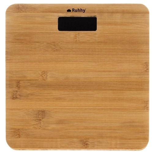 Houten badkamerweegschaal LCD Ruhhy 22522