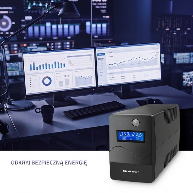 Noodstroomvoorziening UPS Monolith 650VA 360W LCD USB RJ45