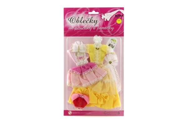Poppenkleertjes met accessoires - 2 stuks