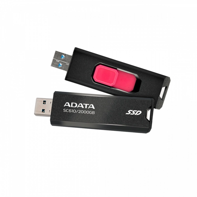 Externe SSD-schijf ADATA SC610 2000 GB USB 3.2 Gen2 zwart