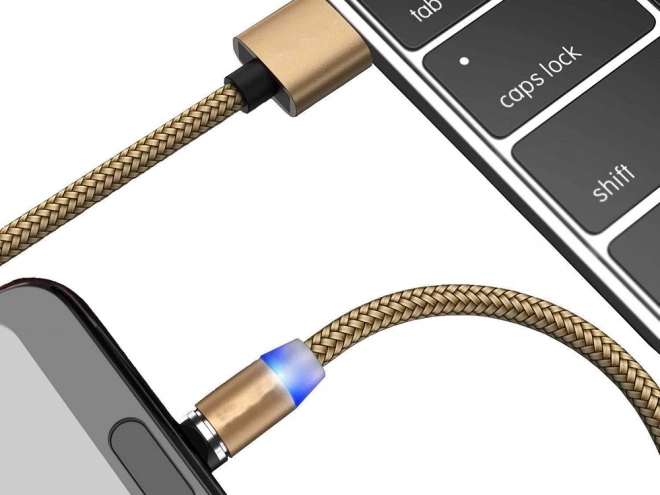 Magnetische oplaadkabel 3in1 micro USB, type-c en lightning, 1m
