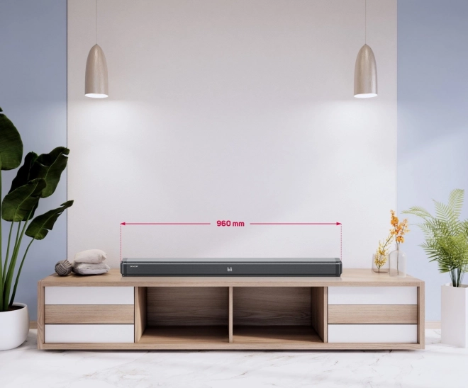 Soundbar met ingebouwde subwoofers 2.1 200W