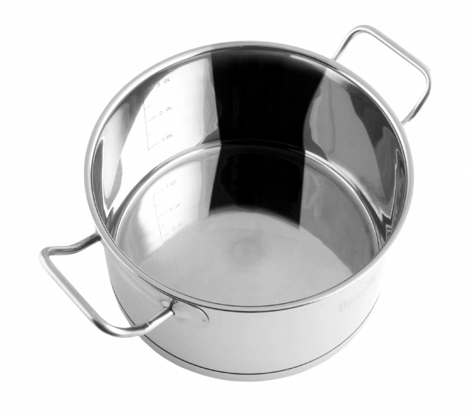 Roestvrijstalen pan met deksel Berretti Gemini 24 cm
