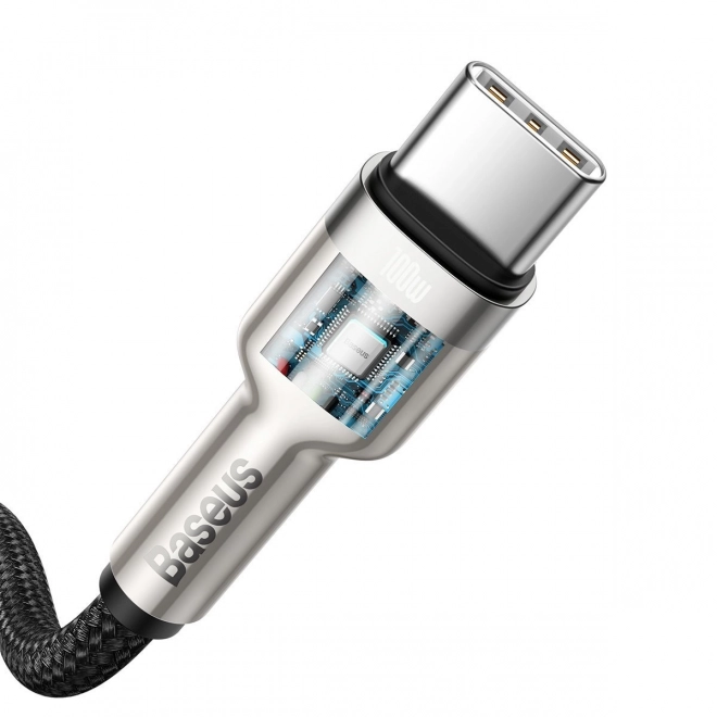 USB-C naar USB-C kabel Baseus Cafule 100W, 2m zwart