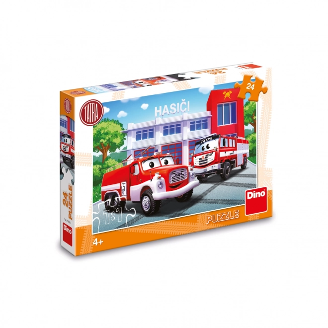 Dino puzzel Brandweer 24 stukken