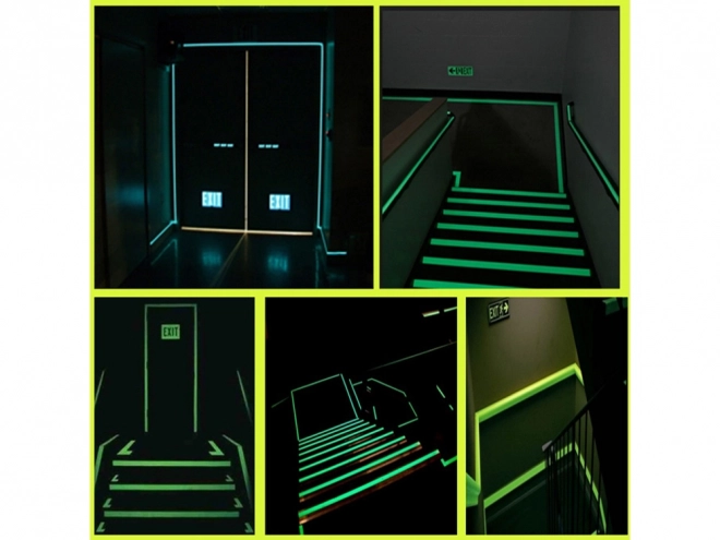 Gloeiende fluorescerende tape 3m