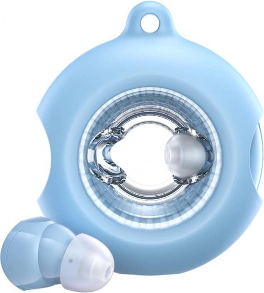tws draadloze oordopjes choetech bh‑t22 blauw