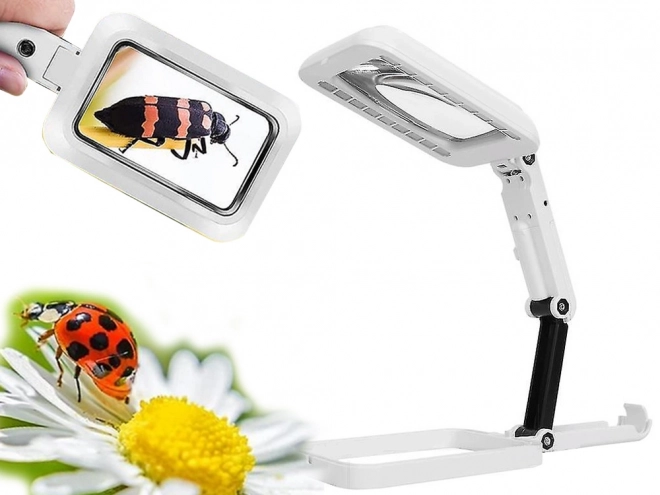 Grote opvouwbare juweliersloep met 18 LED