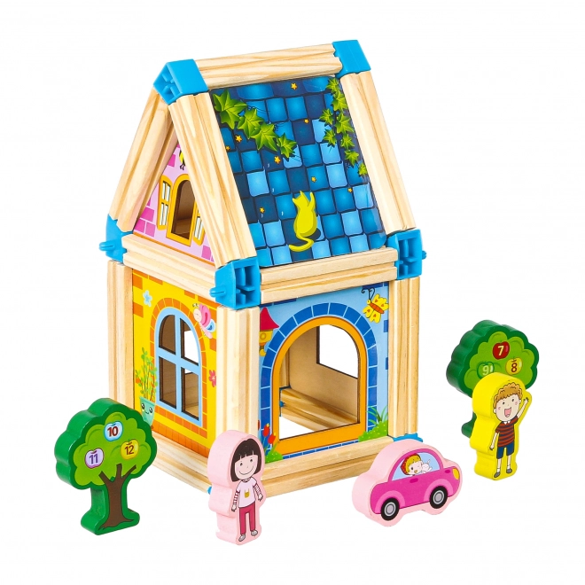Houten bouwblokken 6 in 1