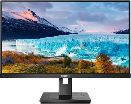 Monitor Philips 23,8 IPS met DVI, HDMI, DP en Pivot-functie