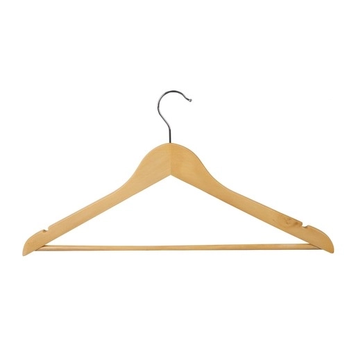 Kledinghanger 10 stuks - houten Ruhhy 24492