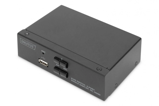 HDMI KVM 2-ports schakelaar met 4K resolutie
