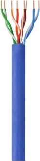 Installatiekabel UTP Cat6 4x2 CCA 305 m blauw