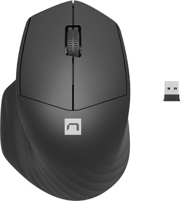 Draadloze muis Natec Siskin 2 met Bluetooth 5.0 en 2,4 GHz zwart