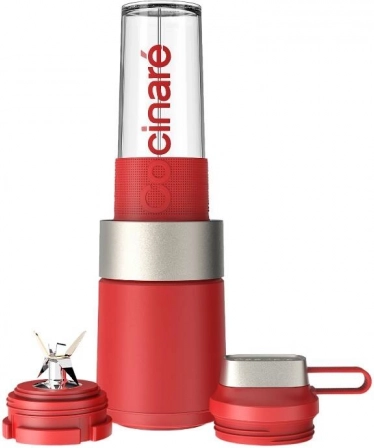 Cocinare GoPower Elite tafelblender met draagbare shaker 600 ml, rood