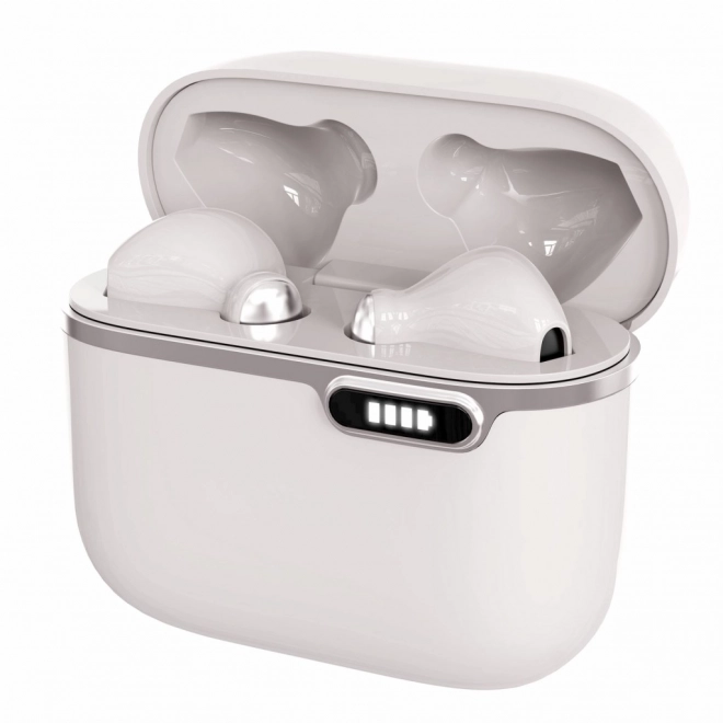 Bluetooth oortelefoon met HQ microfoon TWS wit