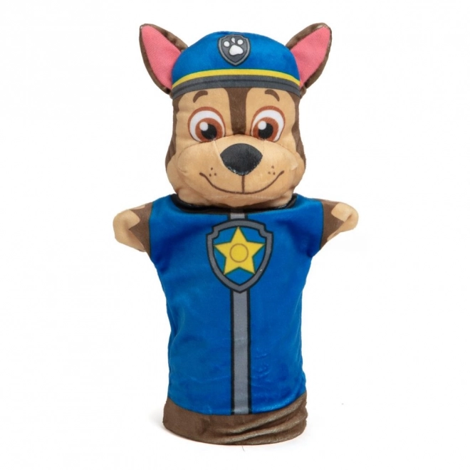 Handpoppen 4st stof Paw Patrol in doos 26x30x6cm