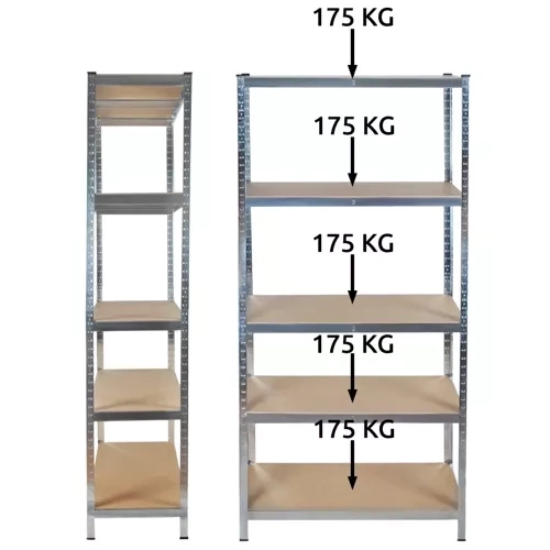 Opslagrek 180x90x40 Malatec 23768