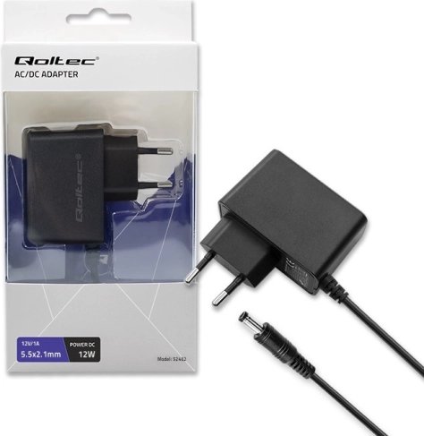 12W | 12V | 1A | 5,5*2,1 inplugbare voedingsunit