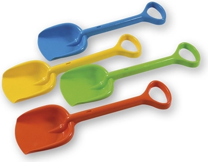 Androni Schep voor zand - 41 cm, geel