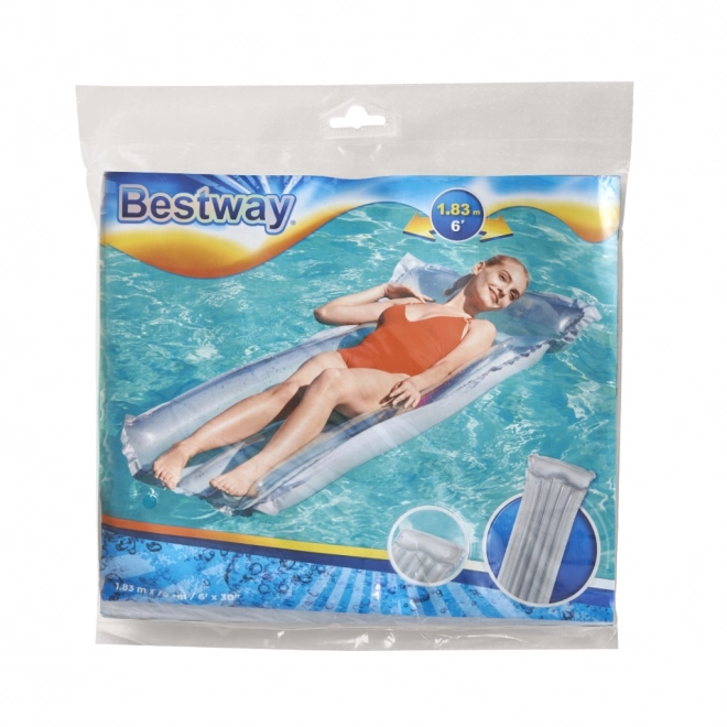 Opblaasbare matras voor op het water van Bestway grijs