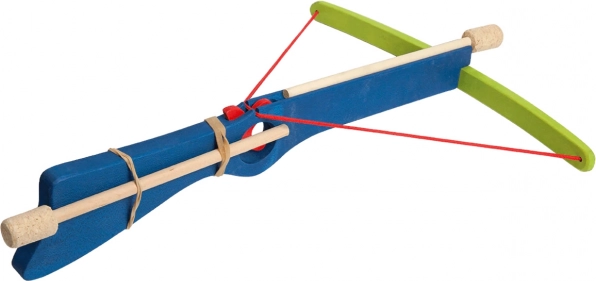 FAUNA houten kruisboog voor kinderen – klein blauw