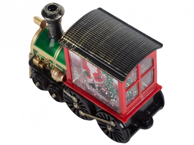 Kerstlantaarn locomotief met LED-verlichting