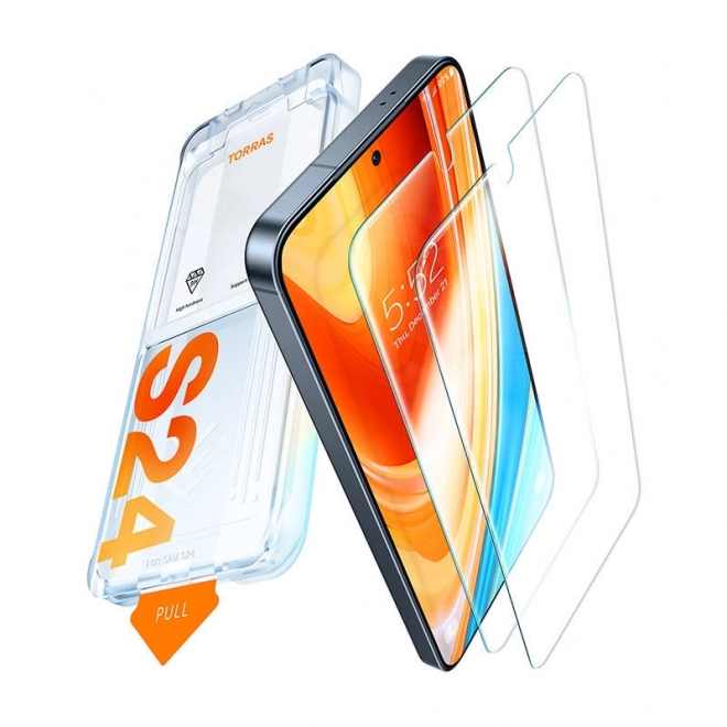Beschermend glas Torras Install Master voor Samsung S24 Ultra