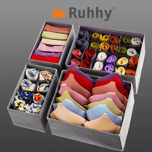 Organizer voor ondergoed - set van 4 stuks. Ruhy 19914