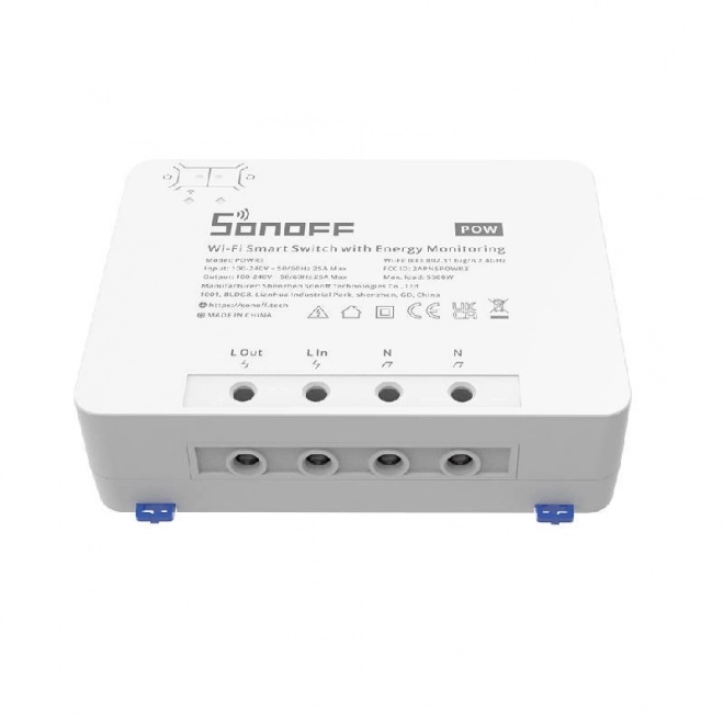 Slimme Wi-Fi-schakelaar met energiebewaking Sonoff POWR3 (25A/5500W)