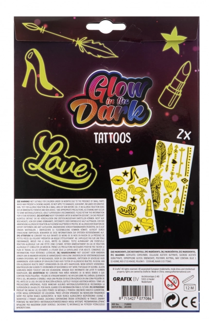 Tatoeage die in het donker oplicht
