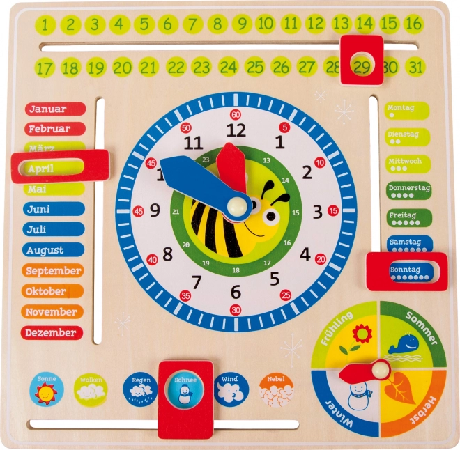 Didactische kalender in het Duits Small Foot