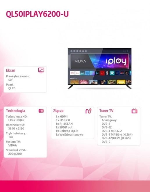 QLED TV 50 inch