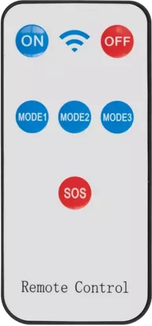 Afstandsbediening en vier modi