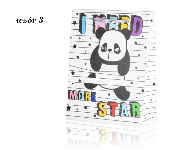 Cadeauezak panda 24 cm x 18 cm