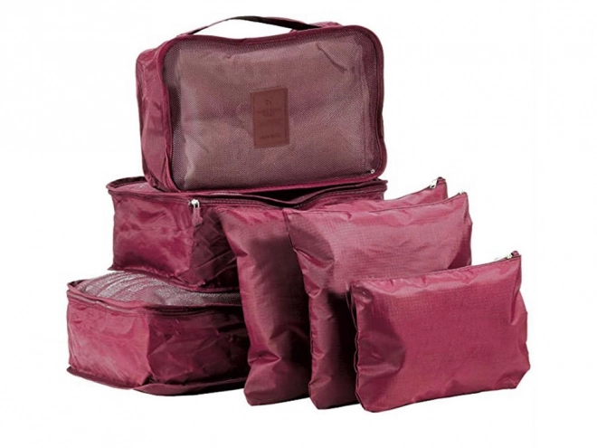 Reisorganizers voor een waskoffer in net x6
