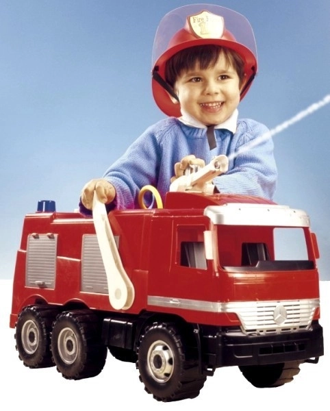 Brandweerauto met spuit Mercedes 60cm