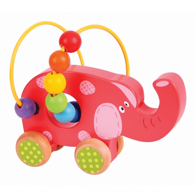 Houten Motorische Doolhof Olifant van Bigjigs
