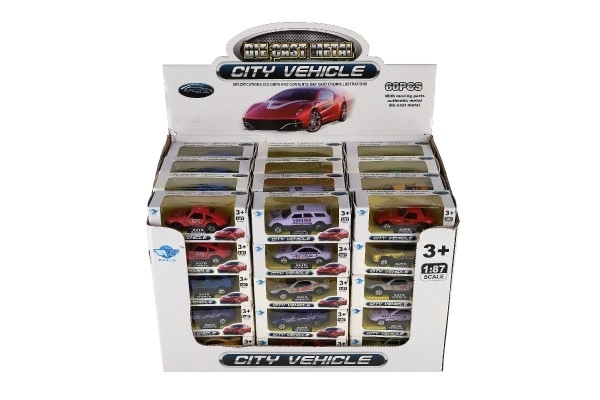 Metalen automodel 7 cm - verschillende mix