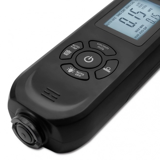 Digitale verflaagdiktemeter met zijverlichte LCD-display