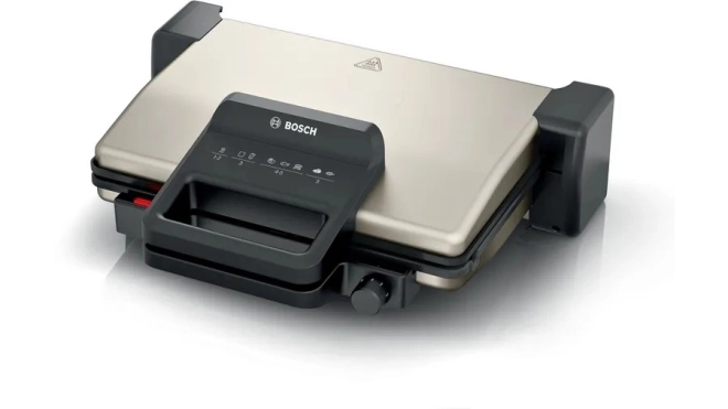 Elektrische grill zilver