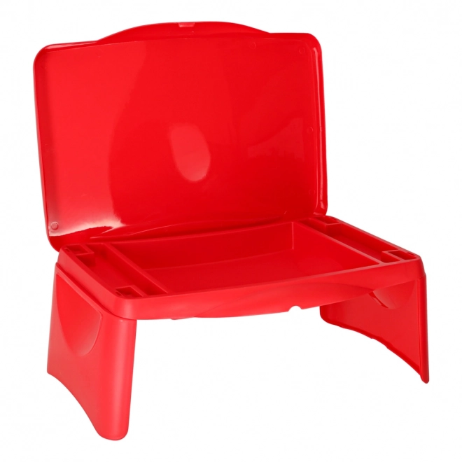 Kinderautotafel met opbergruimte – Rood