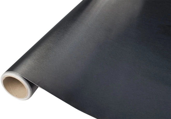 Metalen uitstraling met borsteling